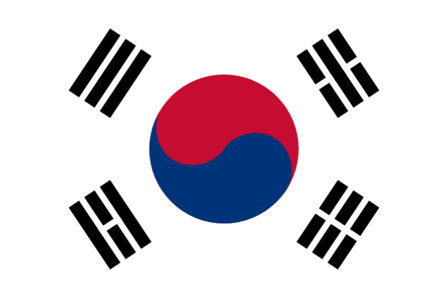 banera Corea del Sur oficial